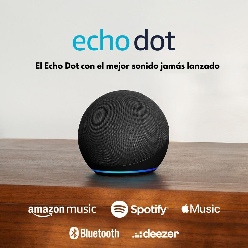 Altavoz inteligente Alexa Echo Dot de 5ª generación|Pré-Black Friday